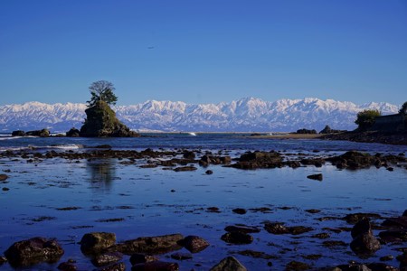 雨晴からの立山連峰